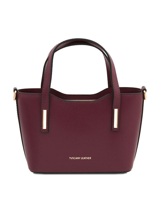 Olimpia Leather Women's Tote Bag Burgundy