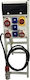 Scame Wall-Mounted Waterproof Electrical Panel, 5 Rows, 4 Modules