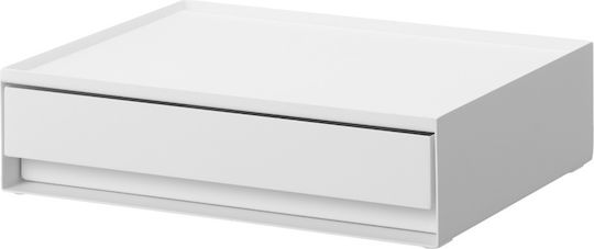 Yamazaki Metallischer Tischständer 27x21x7,2 cm Weiß