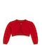 Kinderbolero Gestrickt Rot