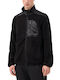 Men's Hooded Fleece Jacket Black
