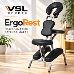 VSL Sports ErgoRest Scaun de Masaj Negru VSL Sports ErgoRest Scaun de Masaj Negru
