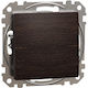 Schneider Electric Sedna Recessed Wall Switch Without Frame Brown