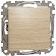 Schneider Electric Recessed Wall Switch Without Frame Beige