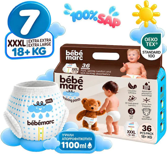 Diaper Pants No. 7 for 18+ kg 36 Pieces