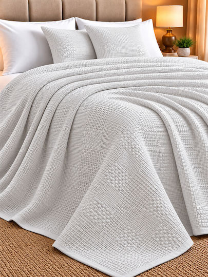 Decotelia Ημίδιπλη 180x270εκ. White Decotelia Ημίδιπλη 180x270εκ. White