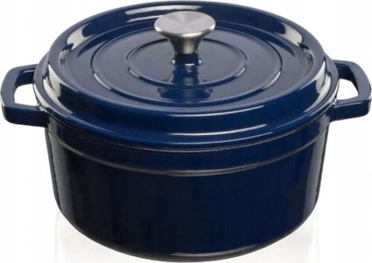Round Cast Iron Dutch Oven 17x17cm 4.7lt