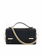 Leather Women's Flap Bag Black