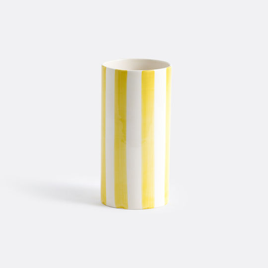 La Redoute Interieurs Vaz Ceramic Galben 12x12xH25cm La Redoute Interieurs Vaz Ceramic Galben 12x12xH25cm