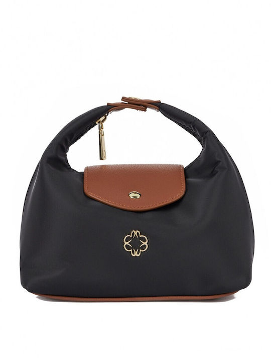 Debby Women's Flap Bag Black / Camel