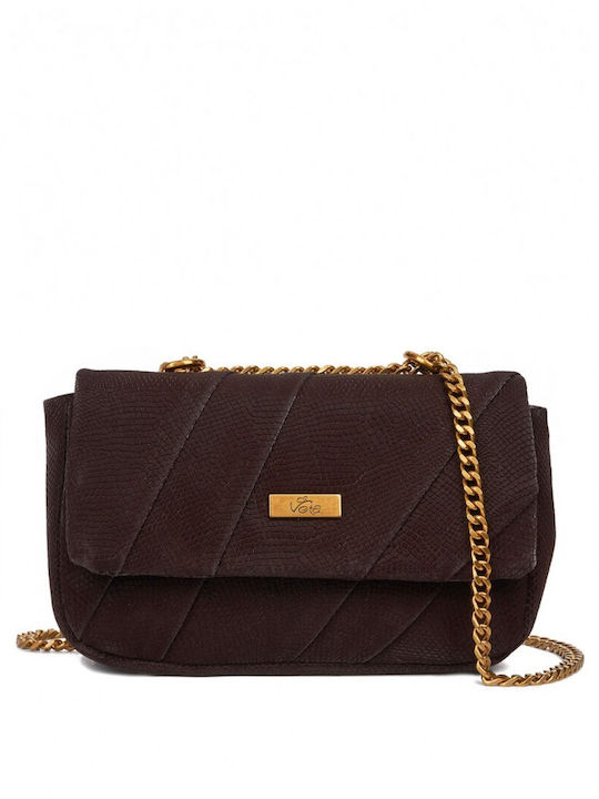 Veta Celia Women's Flap Bag Brown