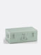 La Redoute Interieurs Dekorative Metalltruhe Grau 27x47x19 cm