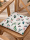 Christmas Chair Cushion 38x38 S-f Christmas Vert Ce324007