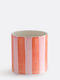 La Redoute Interieurs Dekorativer Korb aus Korbweide Rosa 14x14x14 cm