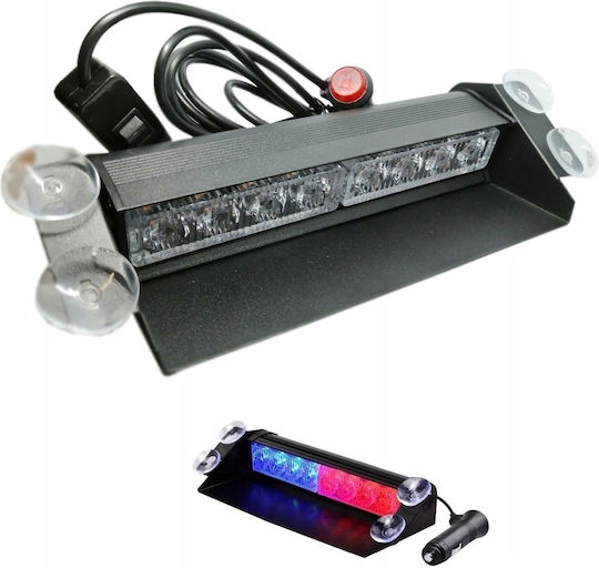 St Parts Auto-Warnleuchte 12 V mit blauer/roter Beleuchtung