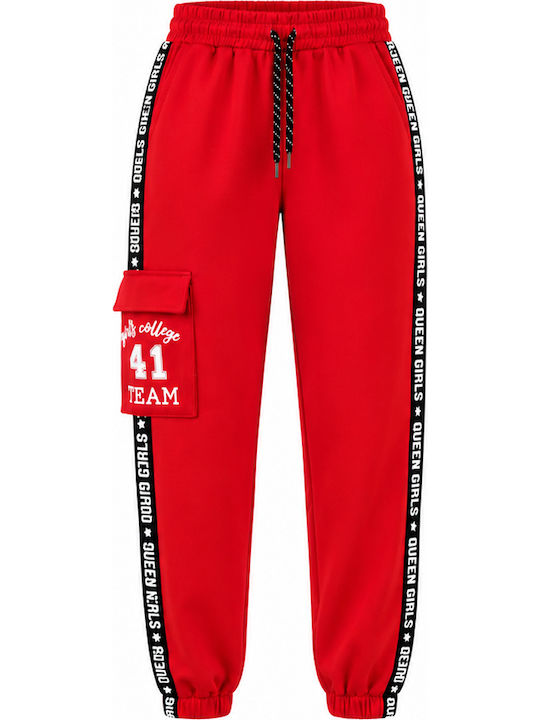 Markiz Jogginghose mit Bündchen Rot