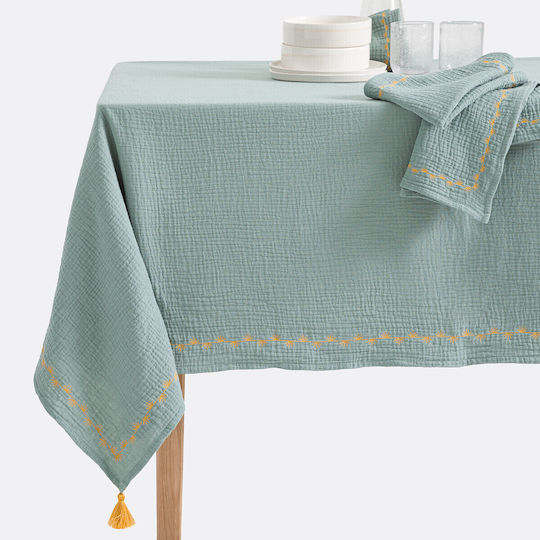 La Redoute Interieurs Față de Masă Din Bumbac cu Broderie Muselină 150x300 cm