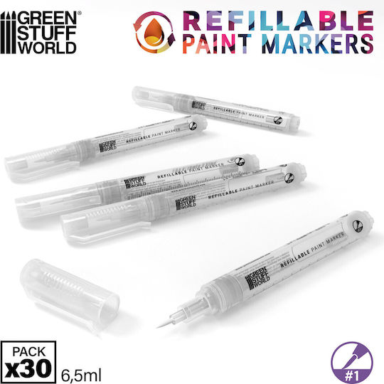 Refillable Markers 1 Μαρκαδόροι Δυνατότητα Επαναπλήρωσης
