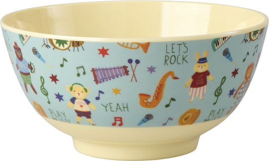 Rice Детска Купа За Храна От Меламин Синя