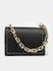 Leather Women's Flap Bag Black