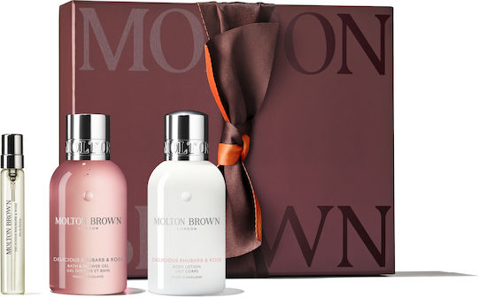 Delicious Rhubarb & Rose Damen Duftset mit Eau de Parfum 2 Stück