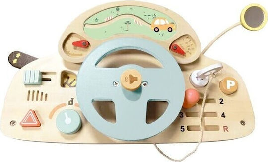 Wooden Steering Wheel for Ages 12+ Months