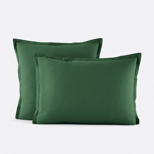 La Redoute Interieurs Μαξιλαροθήκη Πράσινη 65x100εκ.