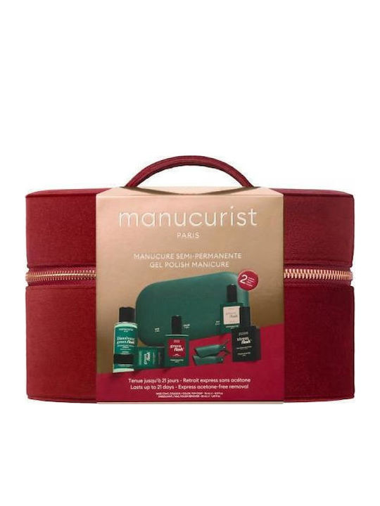 Manucurist Xtrem Flash Hybrid Maniküre Make-up-Set mit Kosmetiktasche 7-teilig Manucurist Xtrem Flash Hybrid Maniküre Make-up-Set mit Kosmetiktasche 7-teilig
