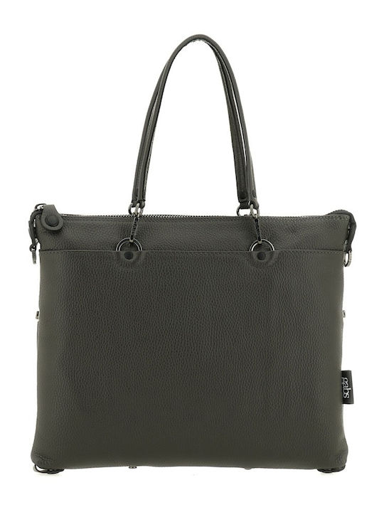 Leather Women's Tote Bag Lava