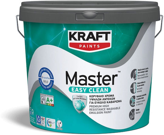 Kraft Master Plastic Acrylic Eco-Friendly Water-Based Paint for Interior Use 2.7 L