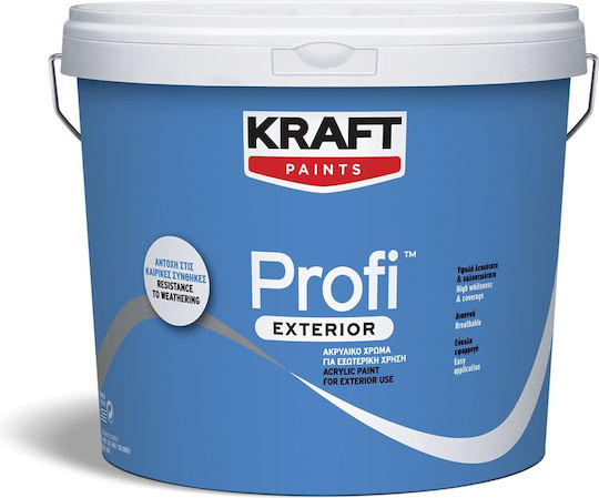 Kraft Profi Plastic Acrylic Eco-Friendly Water-Based Paint for Exterior Use 980ml