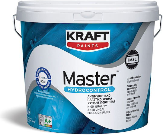 Kraft Master Hydrocontrol Ecological Plastic Water-Based Paint for Interior Use P 2.91lt