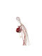 Philio Handmade Hanging Pomegranate Lucky Charm Red Ceramic 2027 35cm