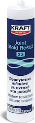 Kraft Joint Mold-Resistant Sealing Silicone for Wood White 280ml
