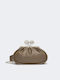 Leather Women's Clutch Mud