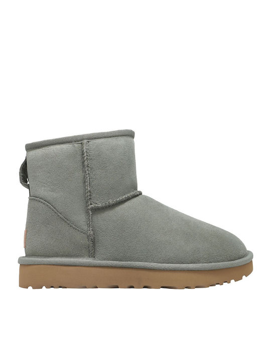 UGG Classic Mini II Suede Women's Ankle Boots Grey