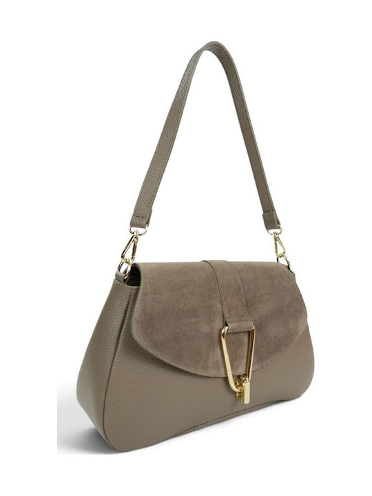 Passaggio Leather Women's Leather Flap Bag Sued...