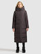 Damen-Pufferjacke für den Winter Moody Plum