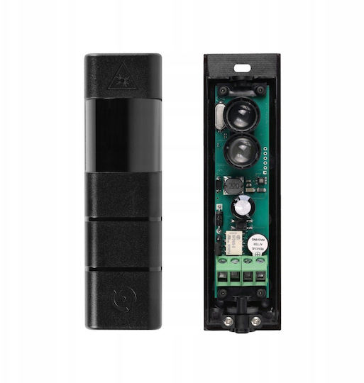 Rotating Wired Garage Door Photocell Sensor 12V-24V with Reflector, IP54 & 12m Range