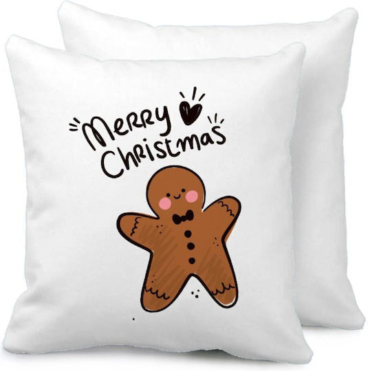 Tstudio Διακοσμητικό Μαξιλάρι Mr Gingerbread — Μαξιλάρι Καναπέ 40x40cm Περιέχεται Το Γέμισμα