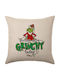 Tstudio Διακοσμητικό Μαξιλάρι Grinch Feeling Extra Grinchy Today — Λινό