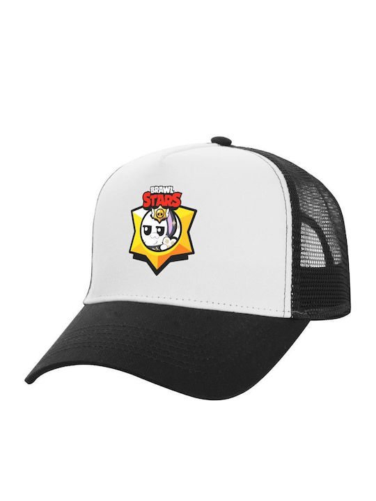 Καπέλο Trucker Λευκό-μαύρο Brawl Stars Kit One Size