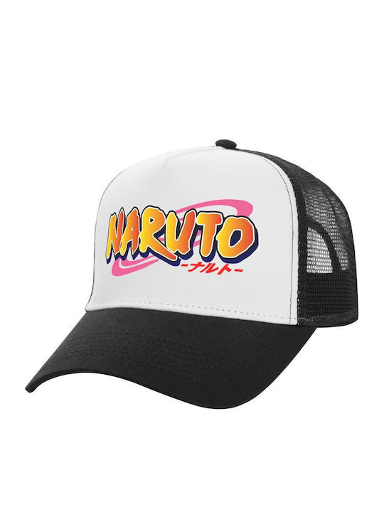 Tstudio Καπέλο Trucker Λευκό-μαύρο Naruto Uzumaki One Size