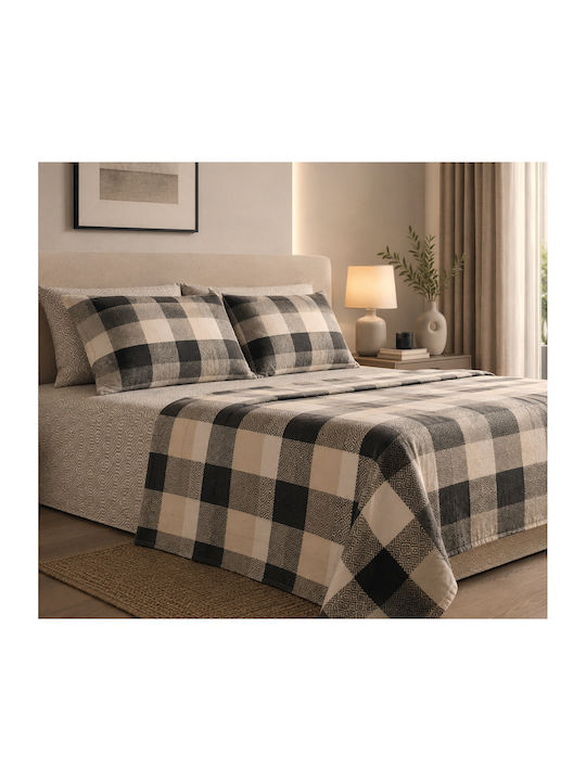 Kipper Martin Single Bed Sheet Set 170x260cm Gr...
