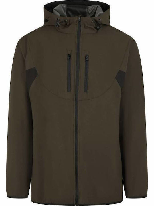 Toxotis Active Wear Jachetă de vânătoare impermeabilă Softshell kaki
