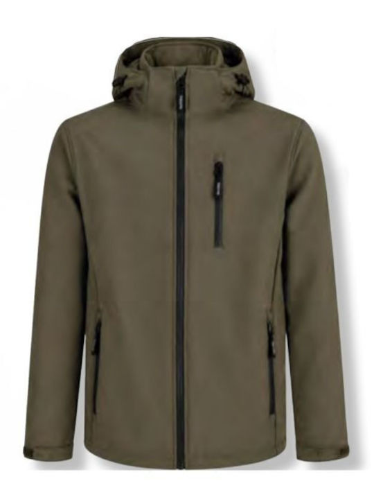 Toxotis Active Wear Wasserdichte Jagd-Softshelljacke Khaki