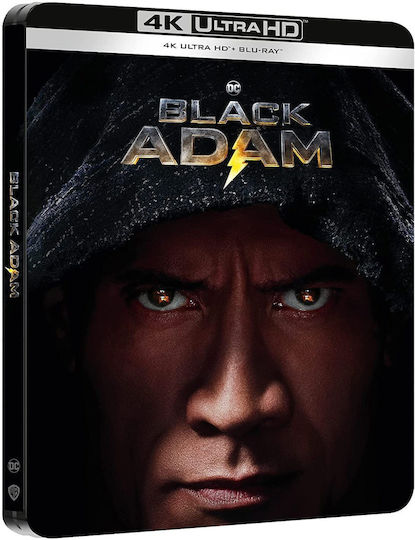 Black Adam 4k Ultra Hd + Blu-ray Χωρίς Ελληνικά Steelbook