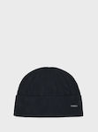 Boss Beanie Men's Knitted Hat in Black