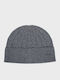 Men's Knitted Beanie in Grey