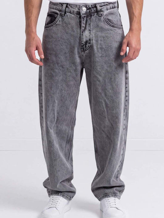 Ben Tailor Мъжки дънков панталон Baggy, Сив